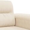 vidaXL 3-Sitzer-Sofa Beige 180 cm Mikrofasergewebe