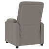 vidaXL Massagesessel Taupe Stoff