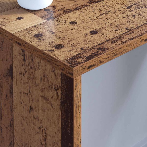 vidaXL Wandtisch Wandmontiert Altholz 80 x 45 x 30 cm Holzwerkstoff