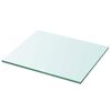 vidaXL Regalboden Glas Transparent 30x25 cm