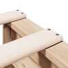 vidaXL Massivholzbett mit Regal ohne Matratze 160x200 cm Kiefernholz