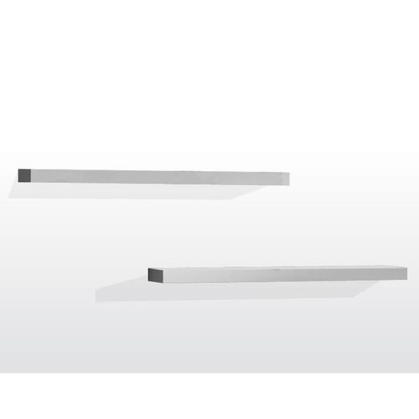 Vipack Wandregal-Set Lara 2 Stk. Holz Wei&szlig;