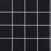 vidaXL Palettenkissen Schwarz Karomuster 50x40x12 cm Stoff