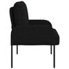 vidaXL Sofas mit Kissen 55cm Schwarz Sperrholz