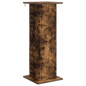 vidaXL Pflanzenst&auml;nder Ger&auml;ucherte Eiche 30,5 x 30 x 80,5 cm