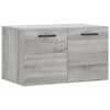 vidaXL Wandschrank Grau Sonoma 60x36,5x35 cm Holzwerkstoff