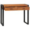 vidaXL Schreibtisch mit 2 Schubladen 100x40x75 cm Teakholz