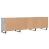 vidaXL TV-Schrank Betongrau 150x30x44,5 cm Holzwerkstoff