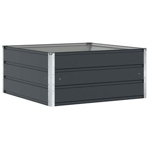 vidaXL Pflanzk&uuml;bel Anthrazit 100 x 100 x 45 cm Stahl