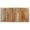 vidaXL Couchtisch 140x70x40 cm Raues Mangoholz