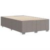vidaXL Bettgestell ohne Matratze Taupe 120x200 cm Stoff