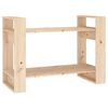vidaXL B&uuml;cherregal/Raumteiler 80x35x56,5 cm Massivholz Kiefer