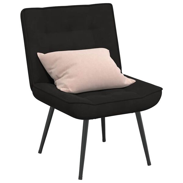 vidaXL Relaxsessel Schwarz 64x74x84 cm Samt