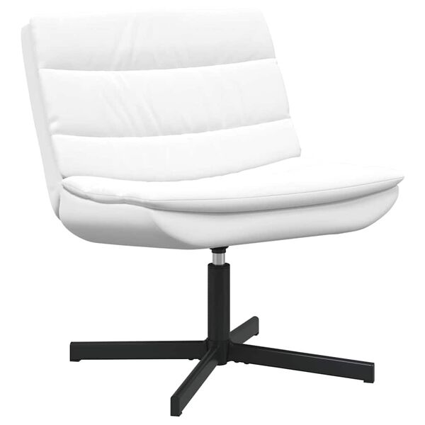 vidaXL Drehstuhl Wei&szlig; 63 x 75 x 76 cm PU