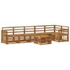 vidaXL Outdoor-Sofagarnitur 6 stk. Natur Massivholz Akazie