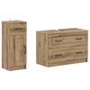 vidaXL 2-teiliges Badezimmer Schrank Set UTRECHT Artisan-Eiche