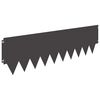 vidaXL Raseneinfassung 10 pcs 103 x 30 cm Metall Schwarz