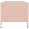 vidaXL Couchtisch Rosa 68,5x50x43,5 cm Kaltgewalzter Stahl