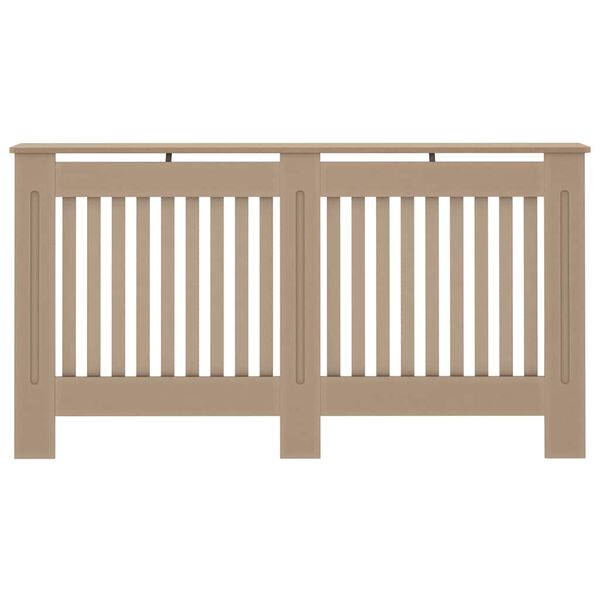 vidaXL Heizkörperverkleidung 152x19x81,5 cm MDF