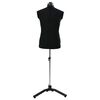 vidaXL Verstellbare Kleiderform f&uuml;r Damen Schwarz 37,5-45,5 Zoll Stoff