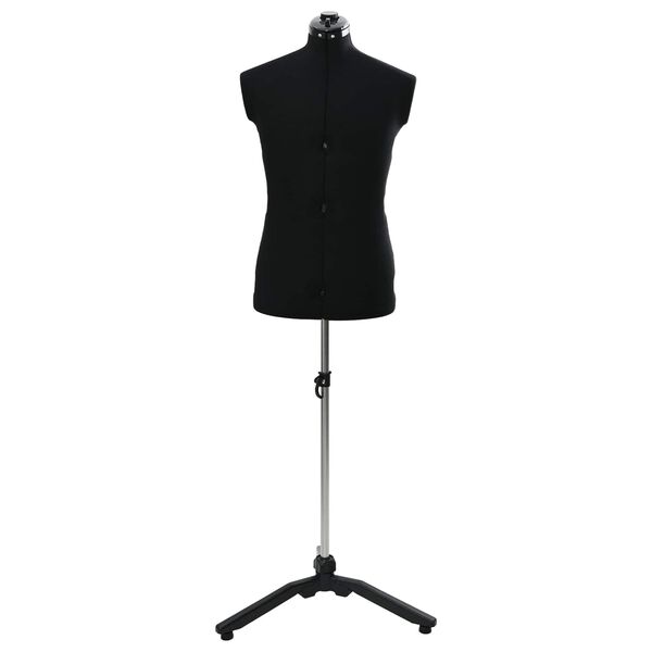 vidaXL Verstellbare Kleiderform f&uuml;r Damen Schwarz 37,5-45,5 Zoll Stoff