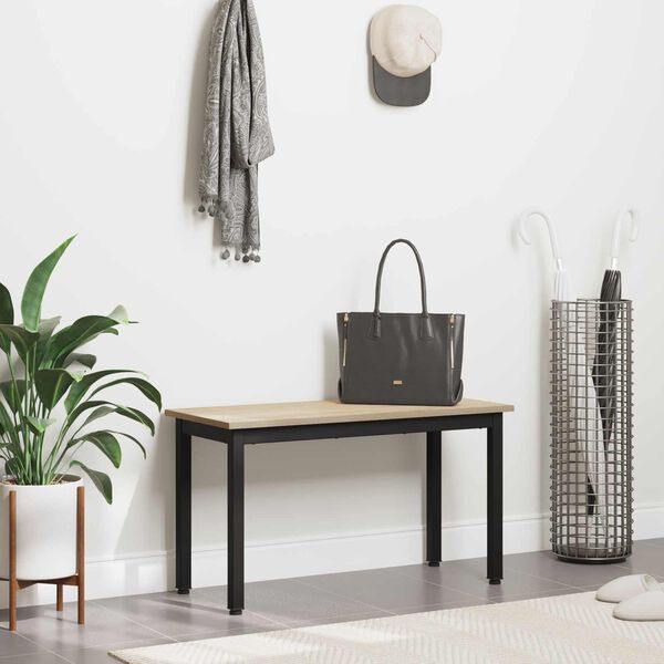 vidaXL Bank Sonoma 80 x 35 x 45 cm Holzwerkstoff