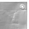 vidaXL Abdeckplane 260 g/m&sup2; 8x12 m Grau HDPE