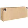 vidaXL Bad-Wandschrank Artisan-Eiche 100x25x40 cm Holzwerkstoff