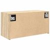 vidaXL Bad-Wandschrank Sonoma-Eiche 60x25x30 cm Holzwerkstoff