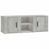 vidaXL TV-Schrank Betongrau 100x31,5x35 cm Holzwerkstoff