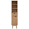 vidaXL Badschrank OTTA 35x30x159 cm Massivholz Kiefer