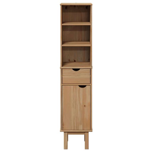 vidaXL Badschrank OTTA 35x30x159 cm Massivholz Kiefer