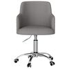vidaXL B&uuml;rostuhl Drehbar Dunkelgrau Stoff