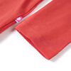Kinder-Langarmshirt Dunkelrot 128