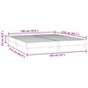 vidaXL Boxspringbett ohne Matratze Hellgrau 180x210 cm Samt