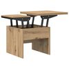 vidaXL Couchtisch Artisan-Eiche 55 x 54,5 x 45 cm Holzwerkstoff