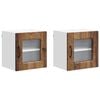 vidaXL Geschirrsp&uuml;lerfront Kalmar 2 pcs Altholz 40 x 31 x 40 cm