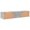 vidaXL Holzschrank Beton Grau 150 x 39 x 30 cm Holzwerkstoff