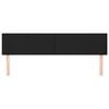vidaXL Kopfteile 2 Stk. Schwarz 90x5x78/88 cm Kunstleder
