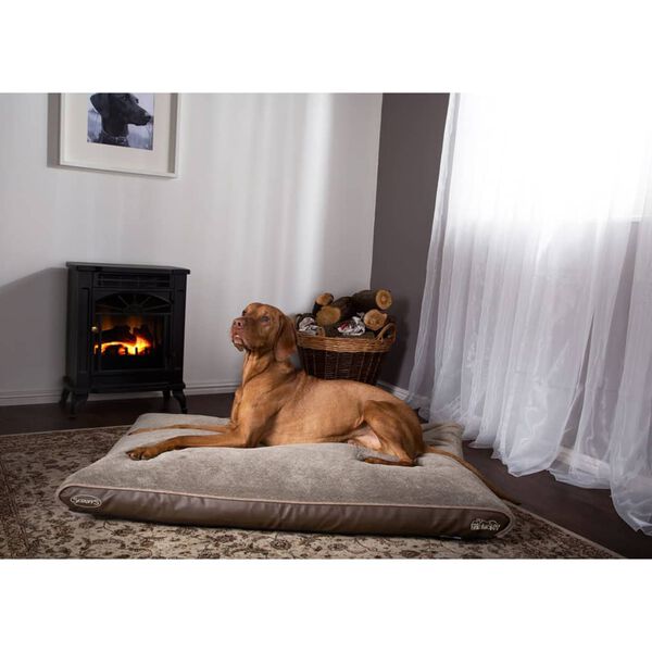 Scruffs & Tramps Hundebett Memory Foam Chateau Gr&ouml;&szlig;e L Latte 1593