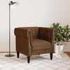 vidaXL Chesterfield-Sessel Braun Stoff