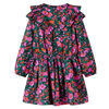 vidaXL Kinderkleid mit Langen &Auml;rmeln Knallrosa 116