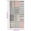 vidaXL Kinderteppich 80x150 cm Sternenmuster Rosa