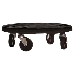 vidaXL Pflanzenroller 40 cm Durchmesser Schwarz 275 kg