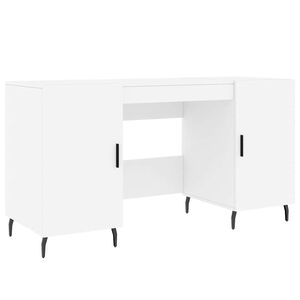 vidaXL Schreibtisch Wei&szlig; 140x50x75 cm Holzwerkstoff