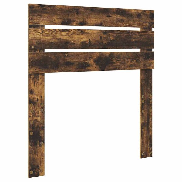 vidaXL Kopfteil mit Kopfteil Ger&auml;ucherte Eiche 75 cm Holzwerkstoff