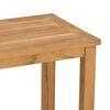 vidaXL Couchtisch mit Speicher Braun 85 x 35 x 75 cm Teak-Massivholz