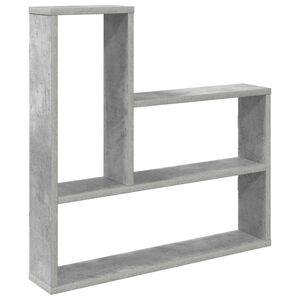 vidaXL Wandregal Betongrau 60 x 11 x 60 cm Holzwerkstoff