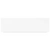 vidaXL Schweberegal Wei&szlig; 80x23,5x3,8 cm MDF