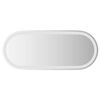 vidaXL LED-Badspiegel 90x40 cm Oval